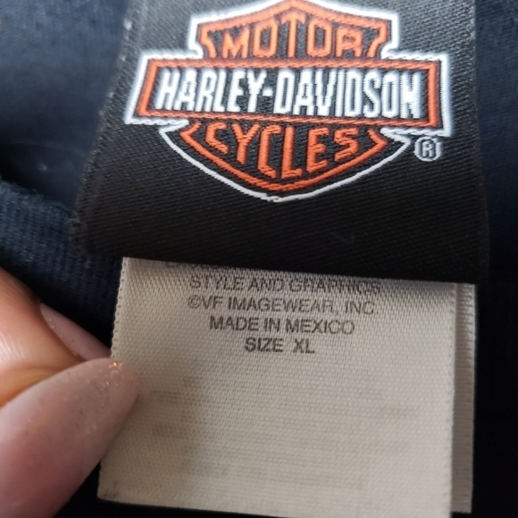 HARLEY DAVIDSON Black Graphic Milwaukee Tee - Picture 3 of 6